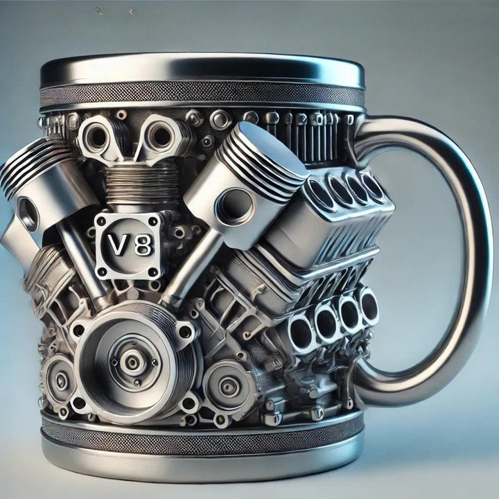 Mechanical mug with a motor