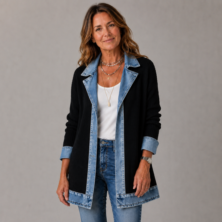 Mairéad Denim Layered Jacket
