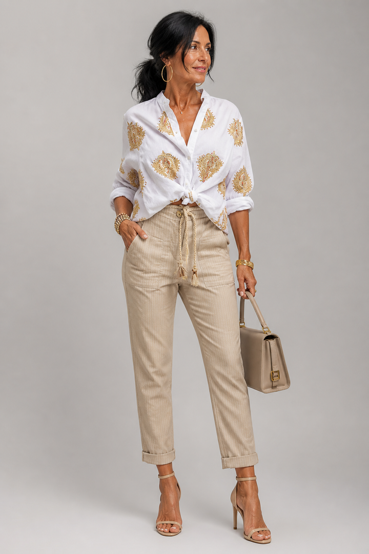 Kathleen Embroidered Blouse