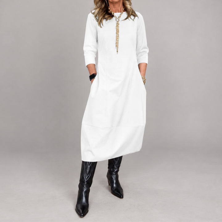 Deirdre Hooded Midi Dress