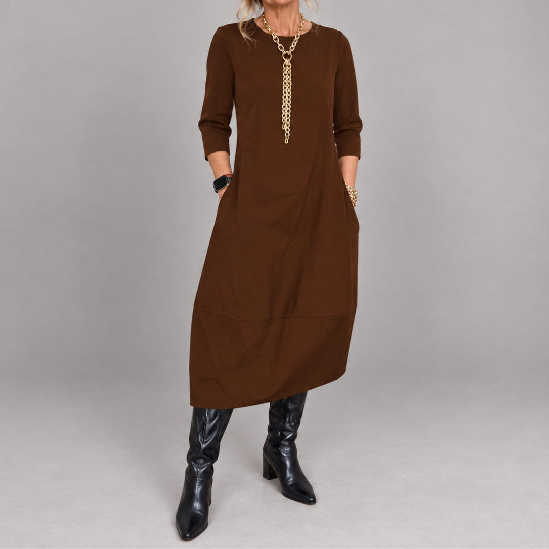 Deirdre Hooded Midi Dress
