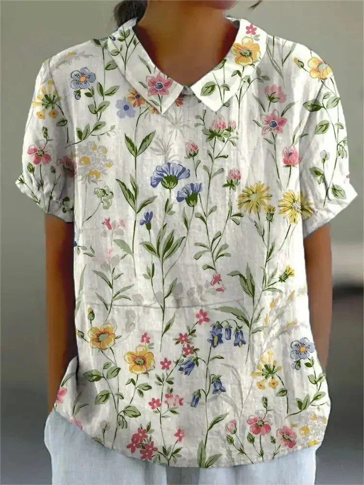 Clodagh Blue Floral Blouse