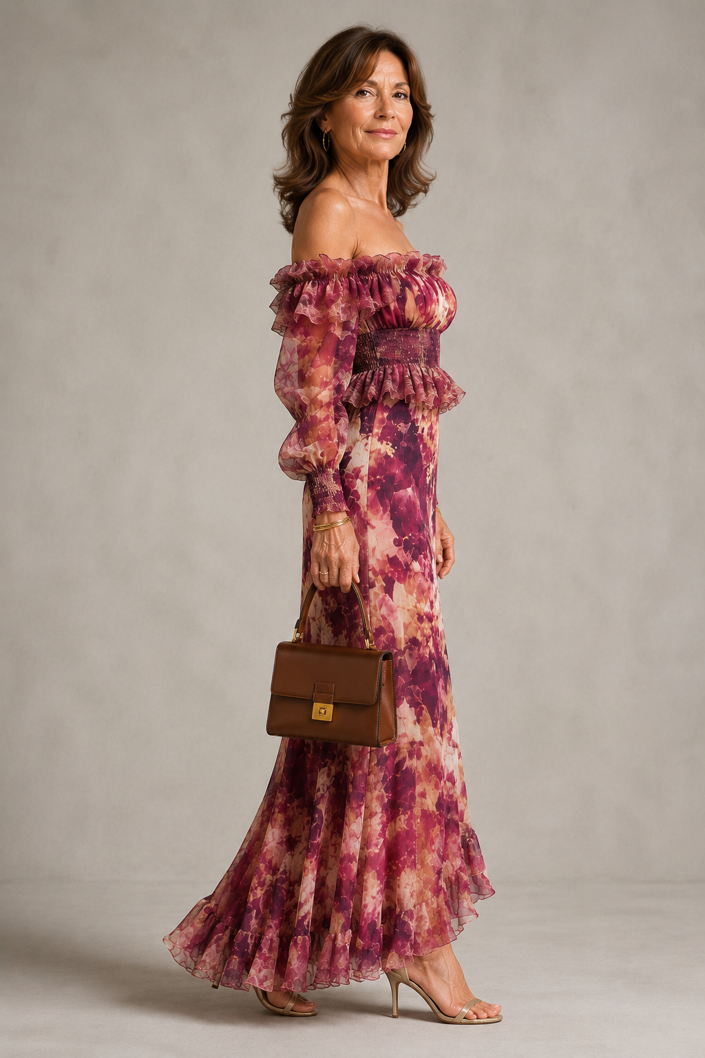 Sorcha Floral Off-Shoulder Maxi Dress