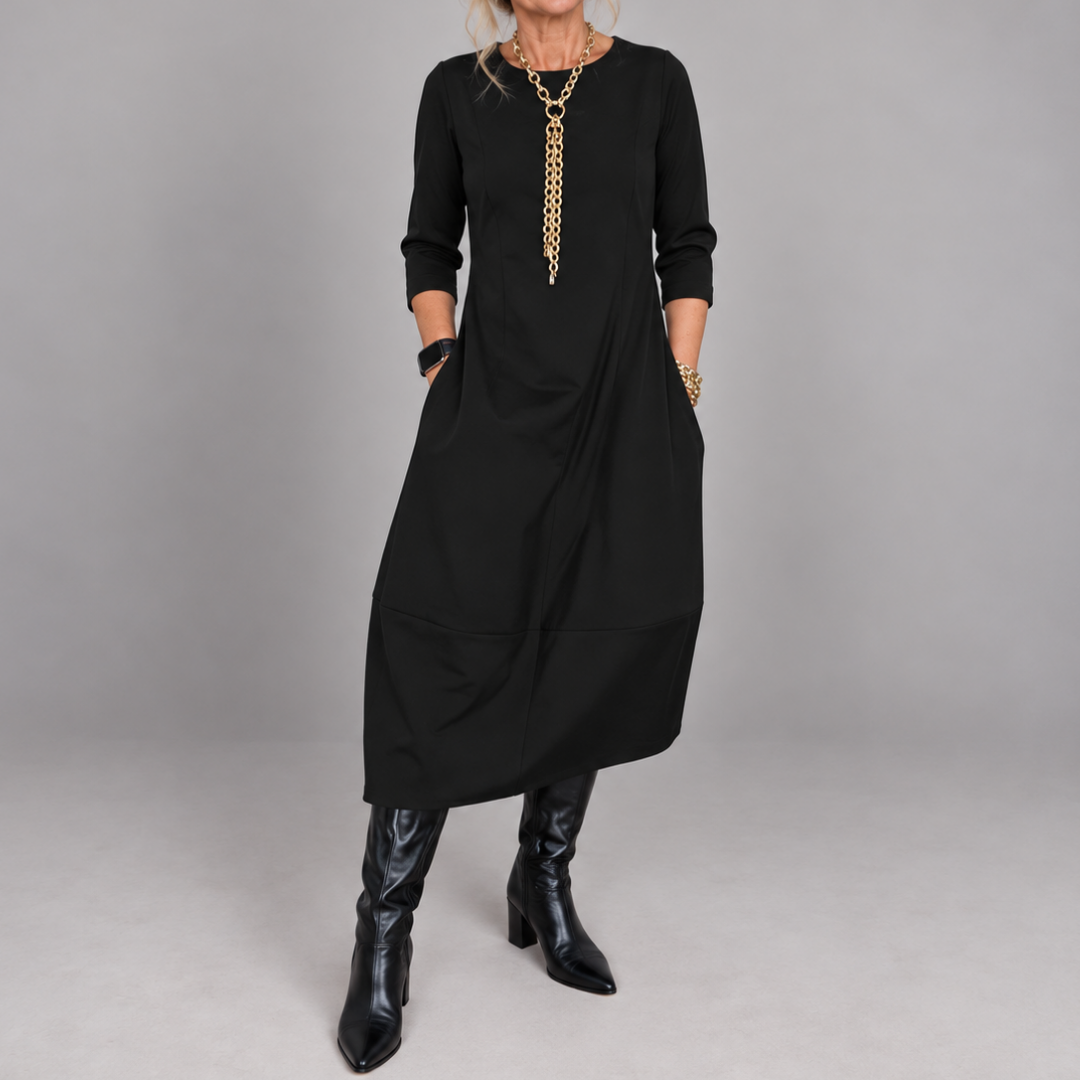 Deirdre Hooded Midi Dress
