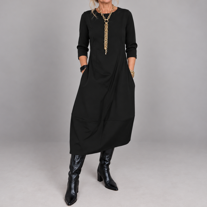 Deirdre Hooded Midi Dress