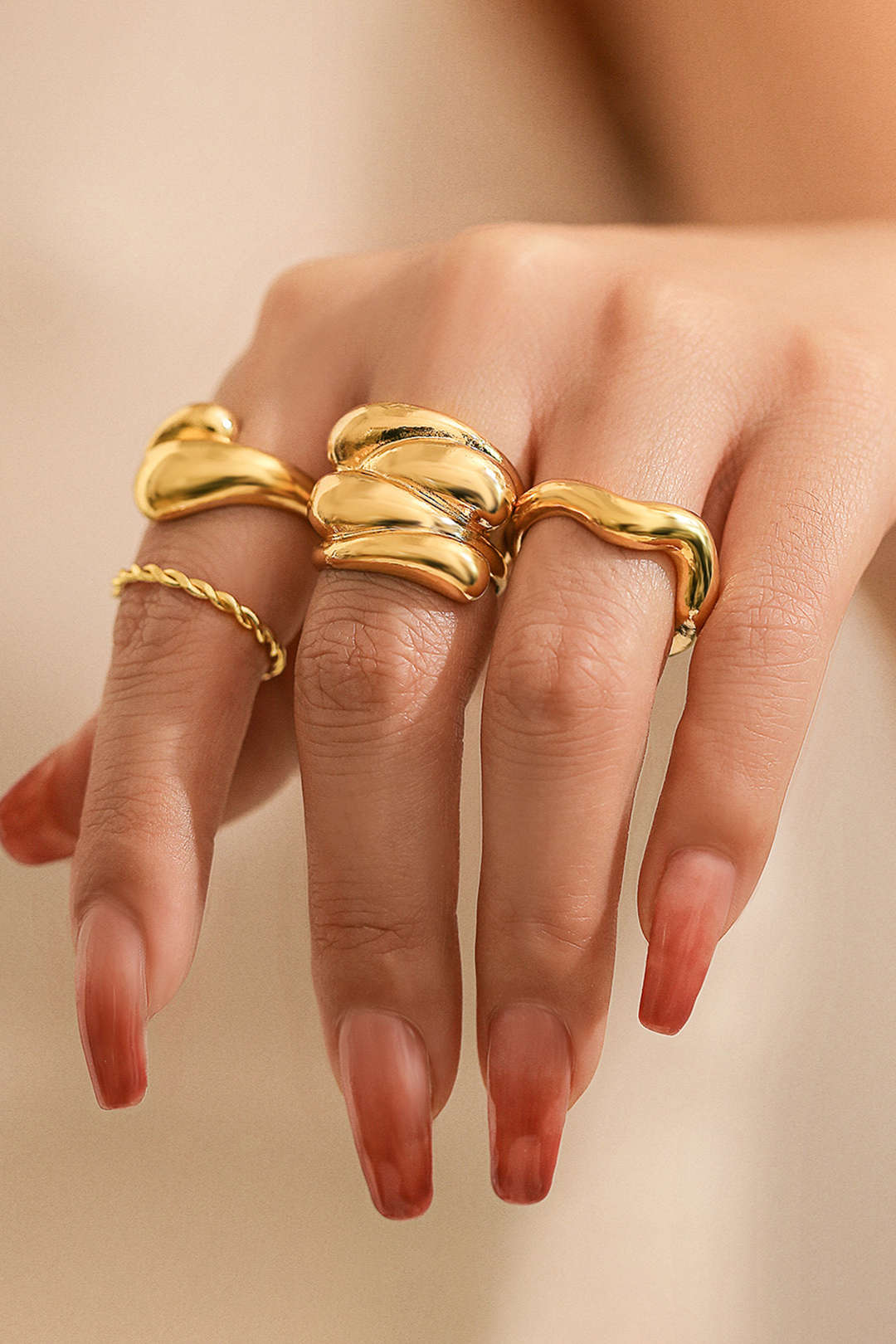 Mezcla | 4 Rings Set