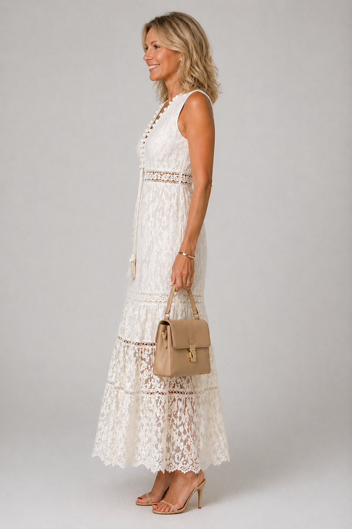 Joanne Lace Detail Maxi Dress