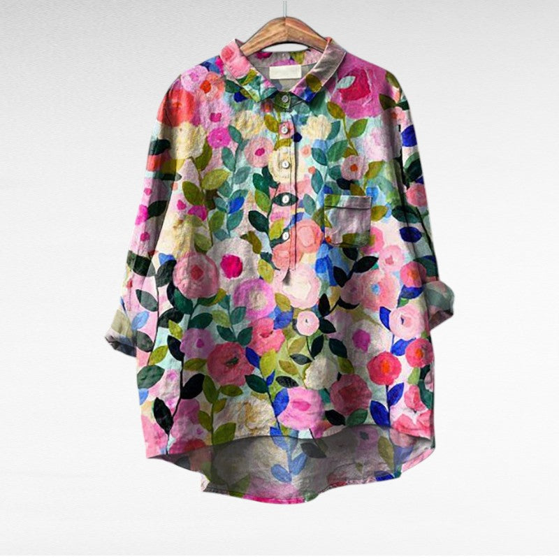 Sinéad Colourful Floral Shirt