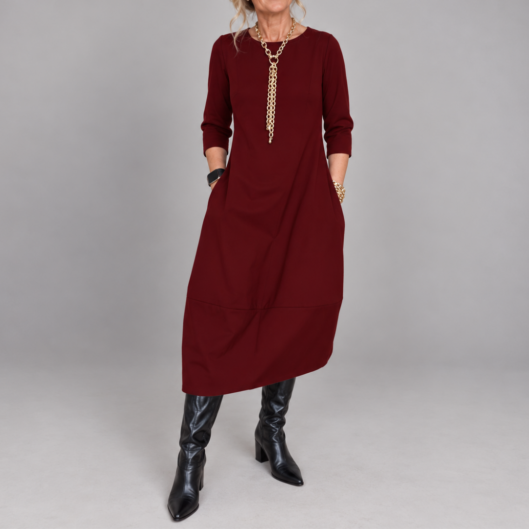 Deirdre Hooded Midi Dress