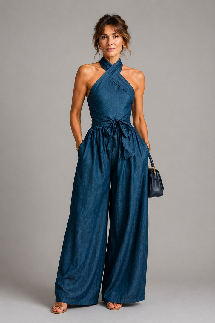 Louise Halter Wide-Leg Jumpsuit