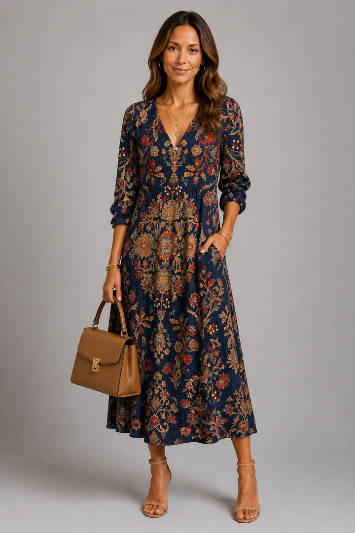Rebecca Floral Maxi Dress