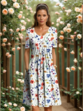 Georgina - Elegant Dress With Tummy Cover