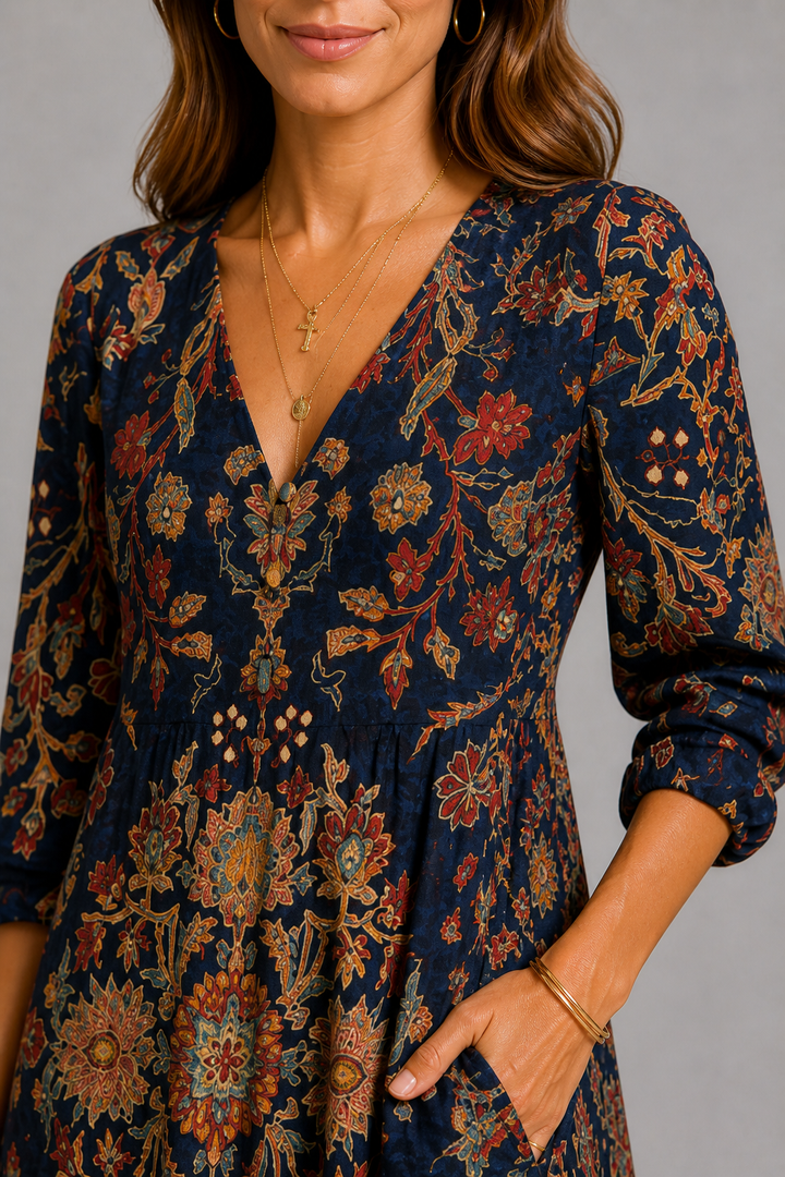 Rebecca Floral Maxi Dress