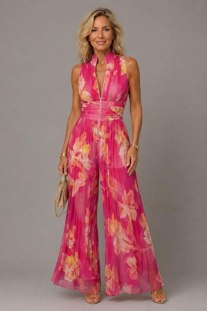 Sorcha Floral Wide-Leg Jumpsuit