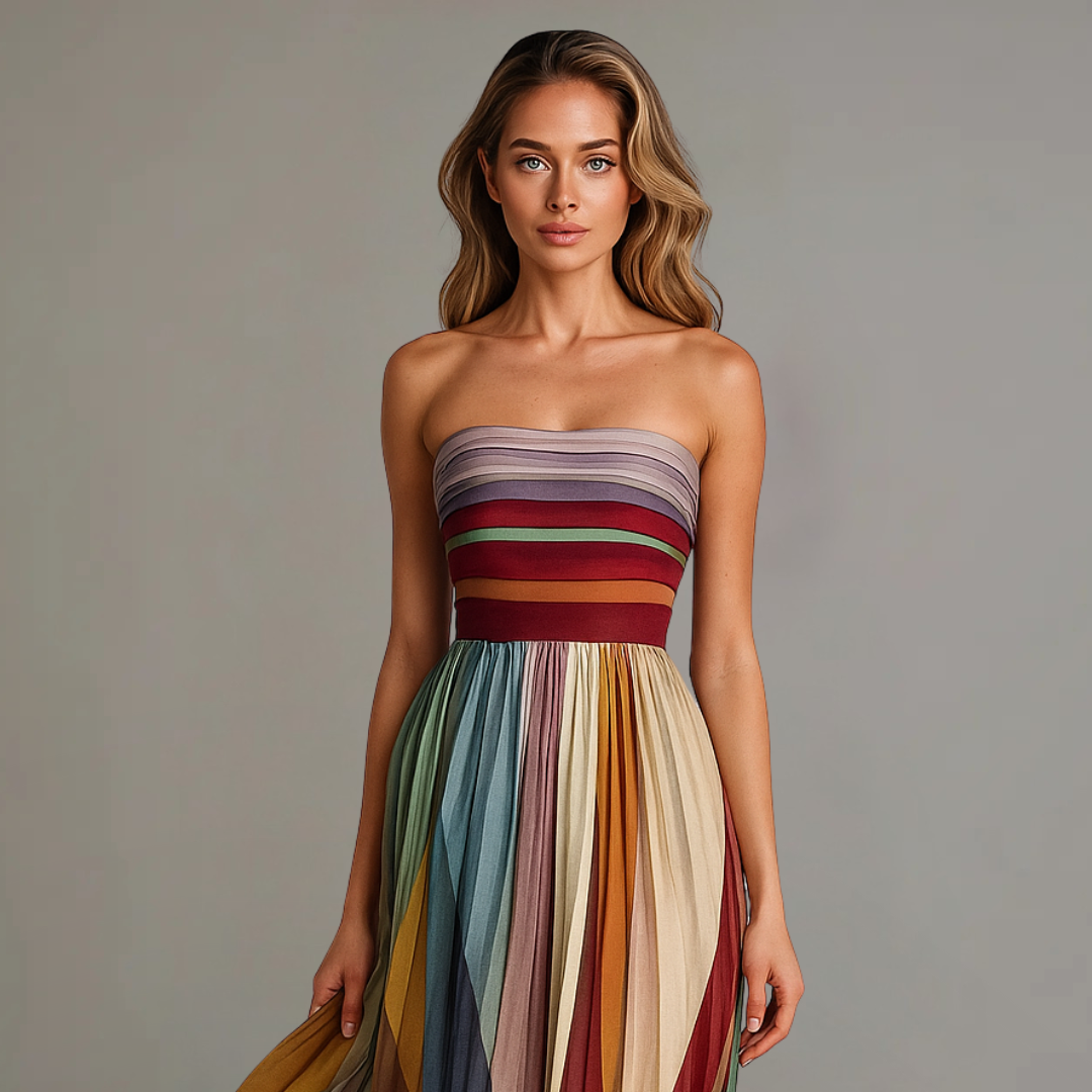 Gabriela | Colourful sleeveless dress