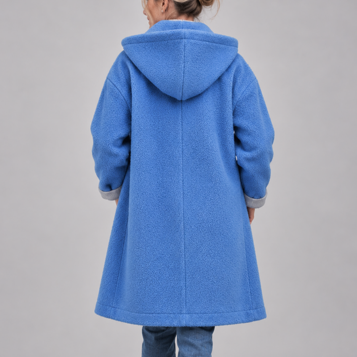 Claire Hooded Button Coat