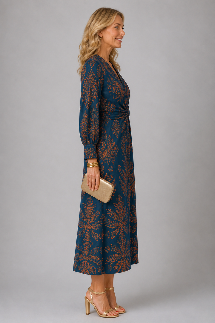 Patricia Botanical Midi Dress