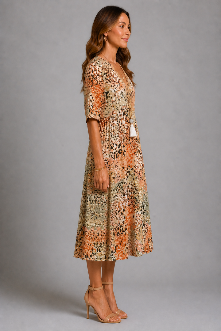 Catherine Floral Midi Dress