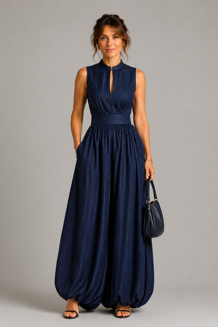 Sarah Keyhole Wide-Leg Jumpsuit