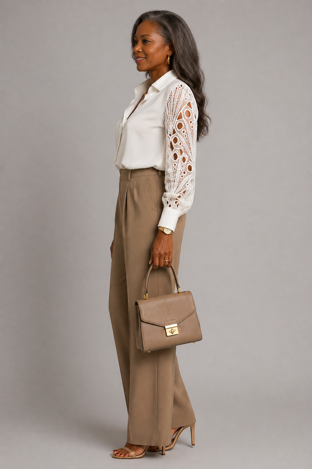 Saoirse Broderie Sleeve Blouse