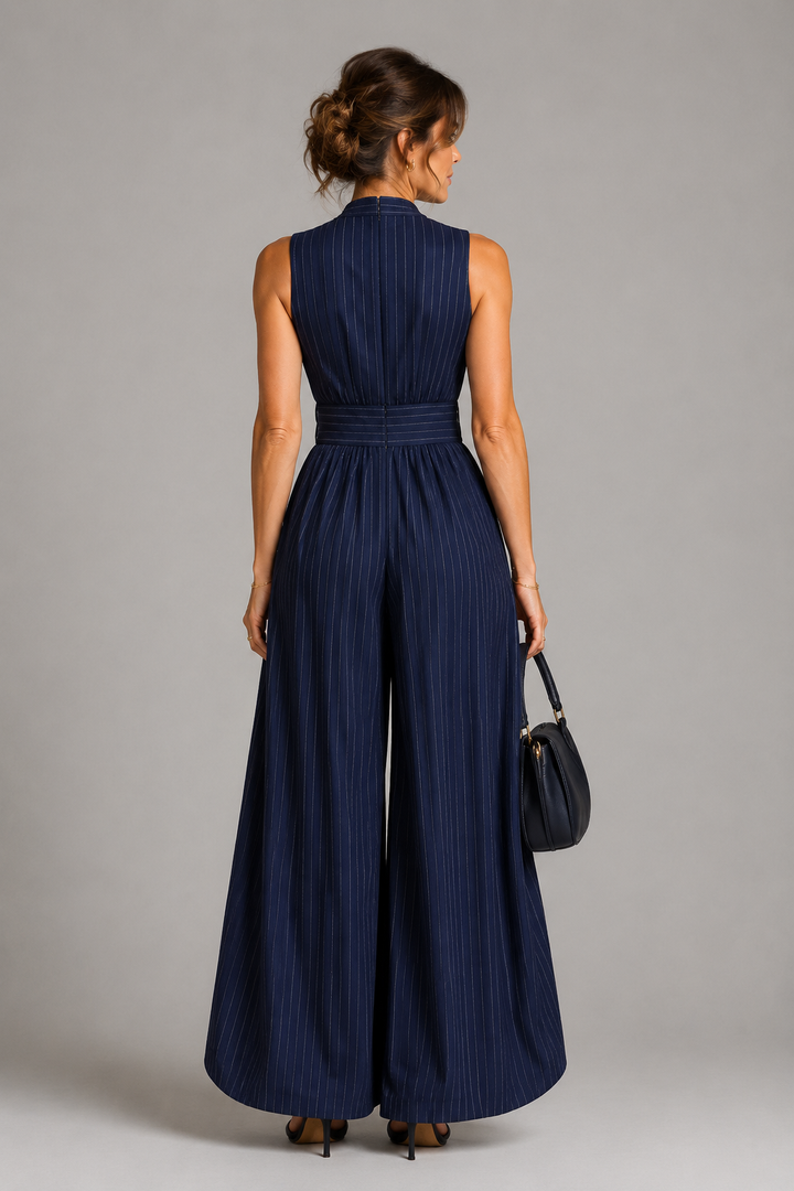 Sarah Keyhole Wide-Leg Jumpsuit