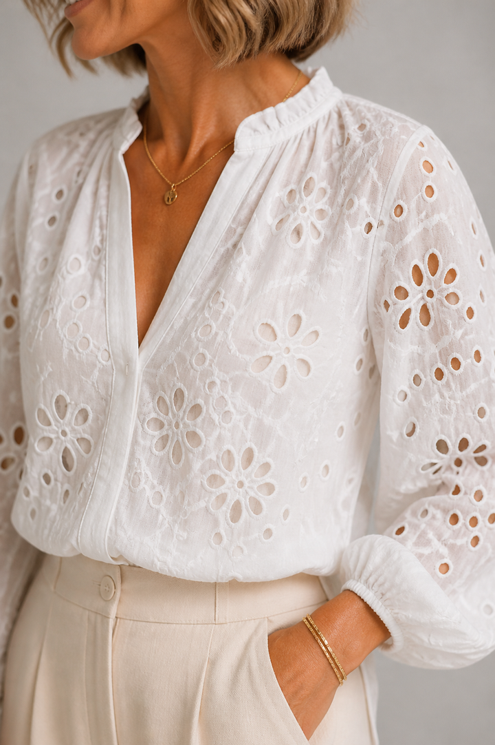 Áine Broderie Blouse