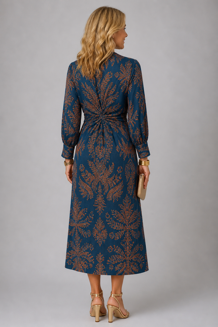 Patricia Botanical Midi Dress