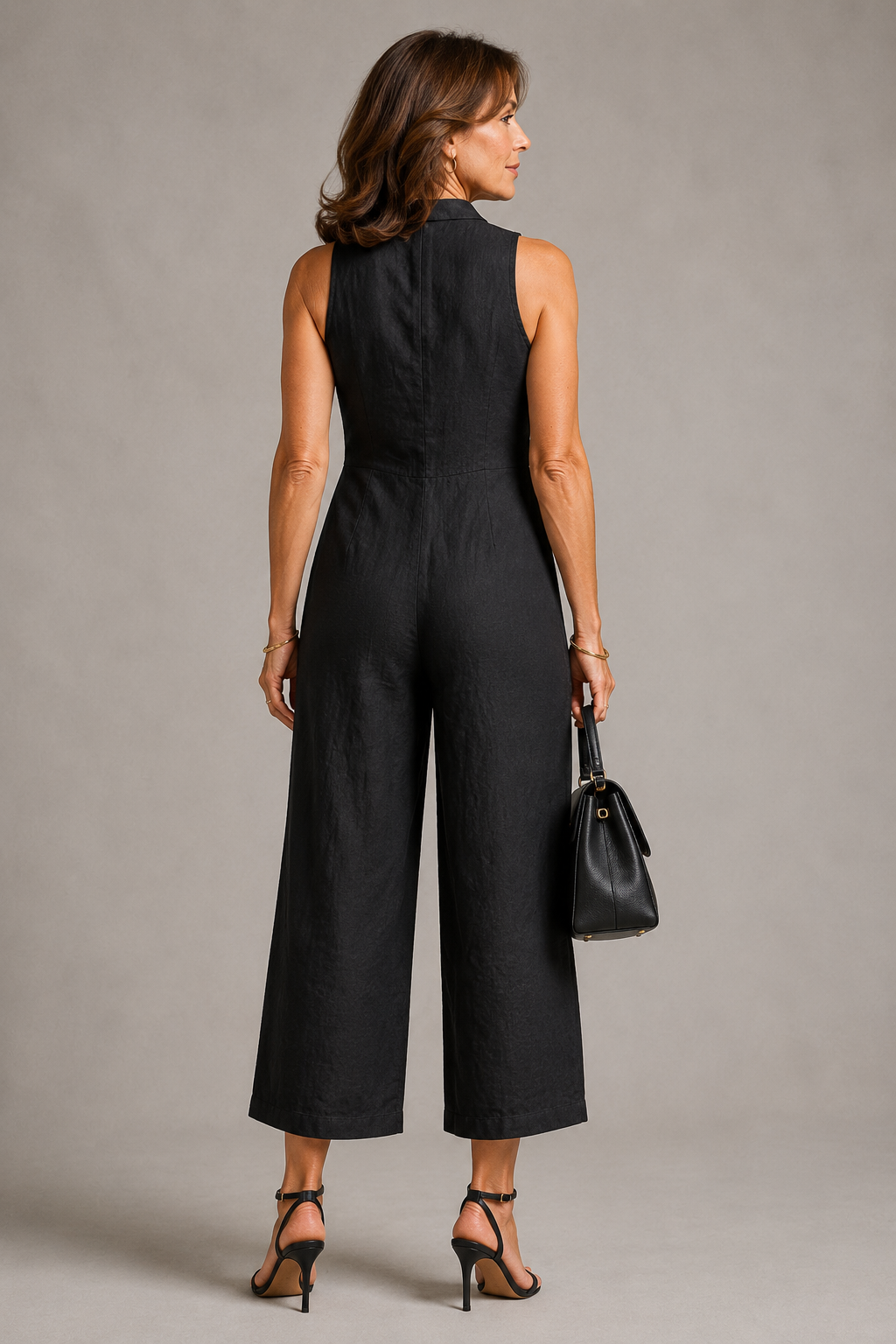 Claire Relaxed Linen Jumpsuit