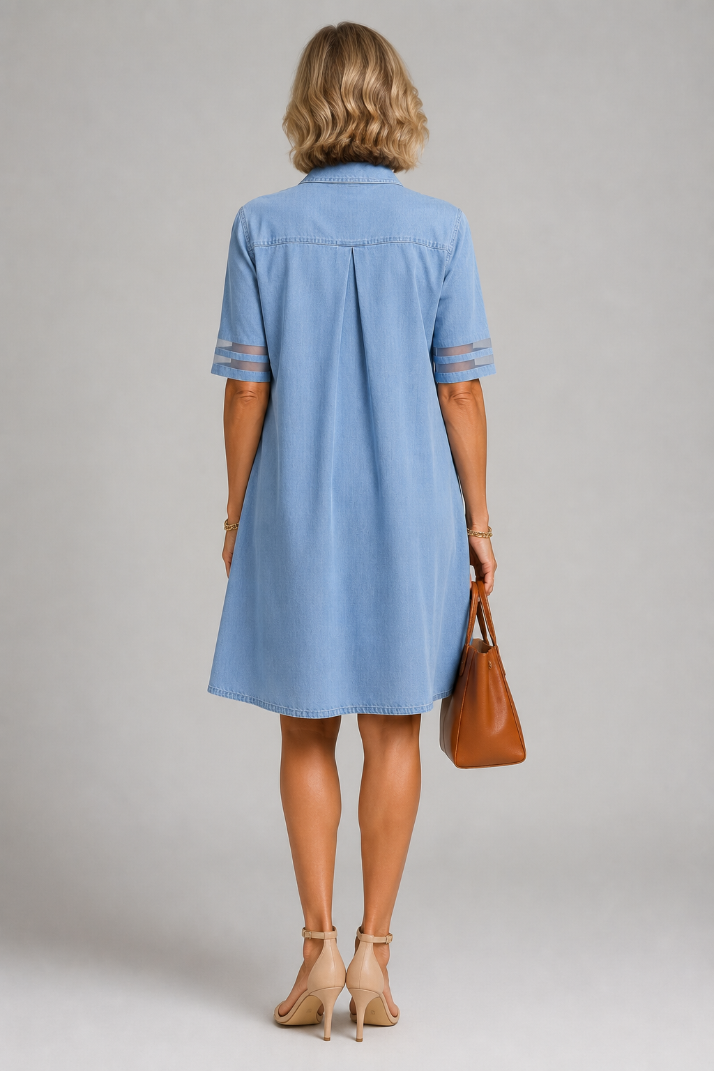 Sandra Button Shirt Dress
