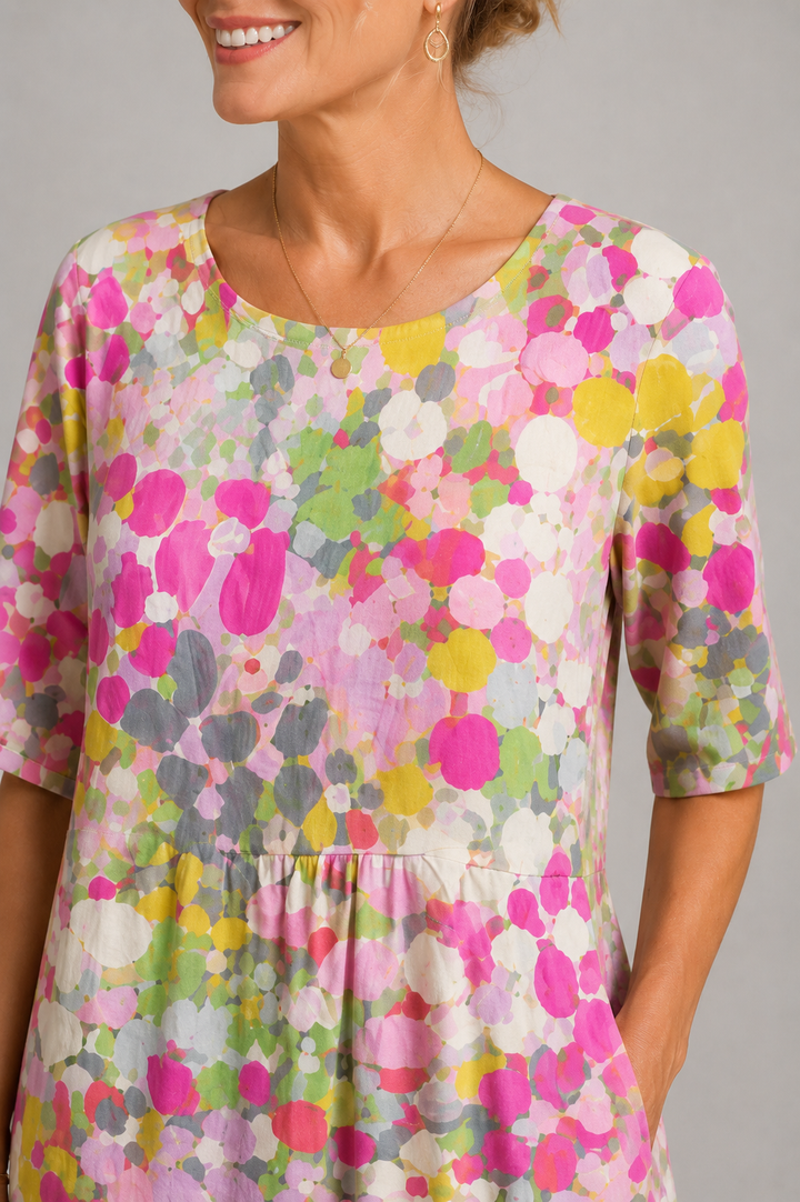 Barbara Floral Midi Dress