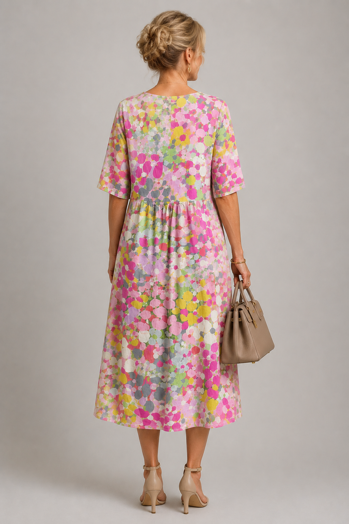 Barbara Floral Midi Dress