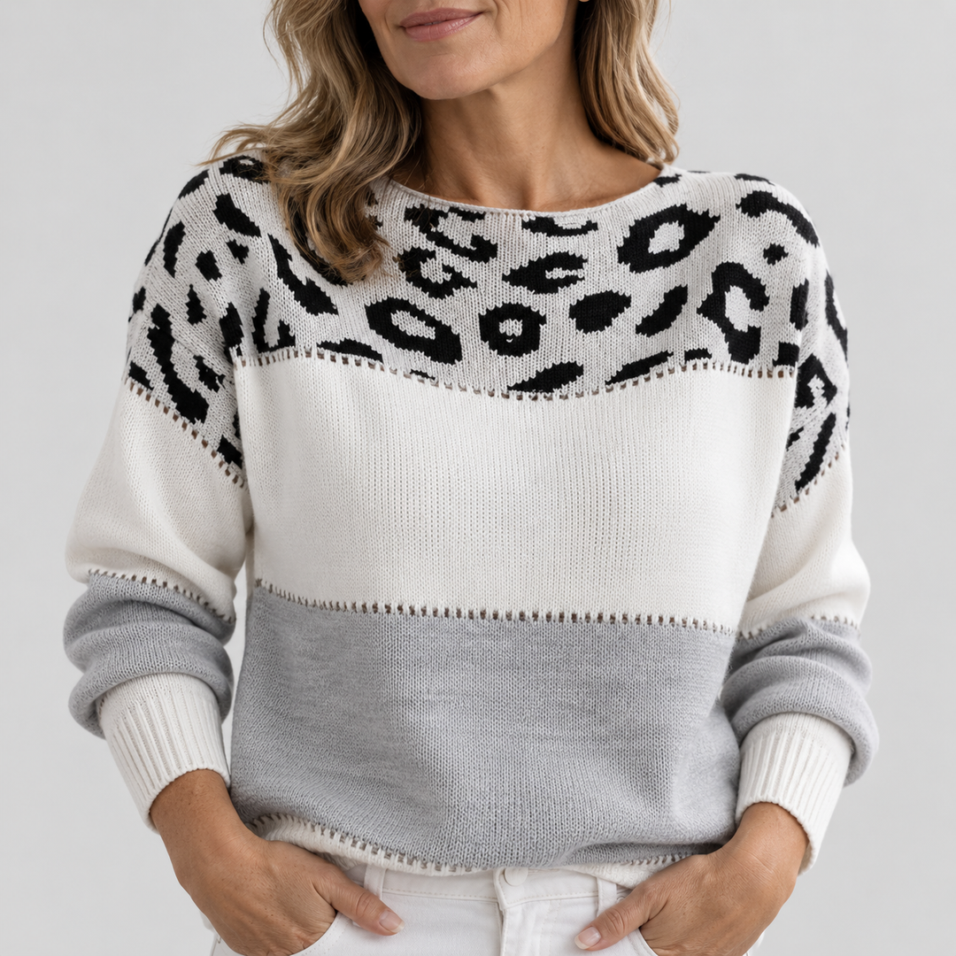 Eimear Leopard Knit Jumper