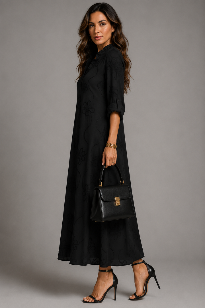 Ruth Embroidered Midi Dress