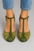 Sylvia T-Bar Mid-Heel Shoes