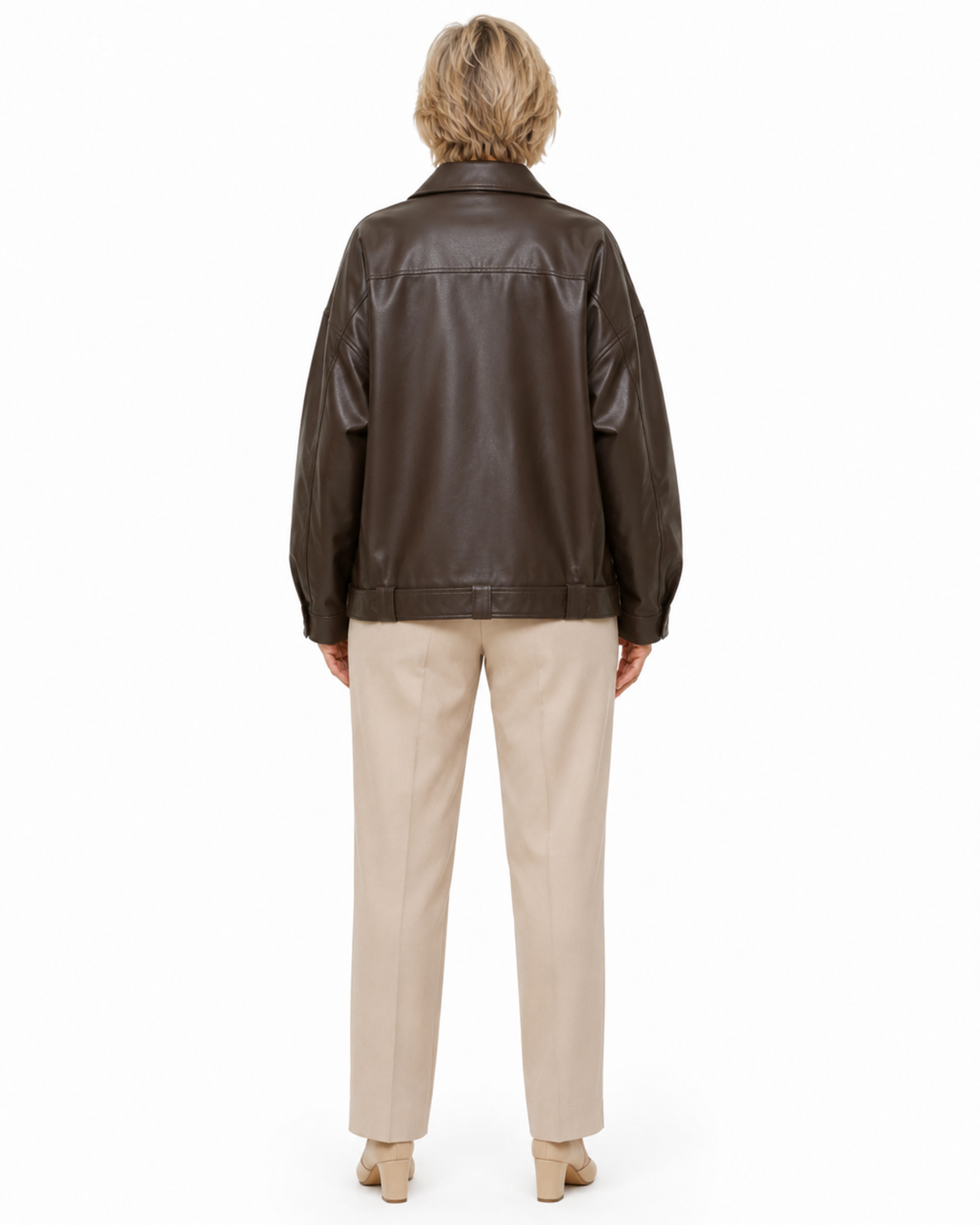 Brónagh Brown Leather Jacket