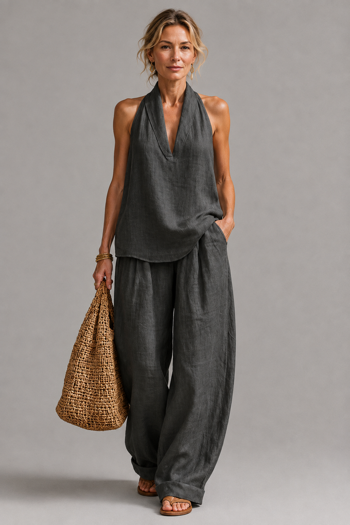 Ailbhe Draped Two-Piece Set