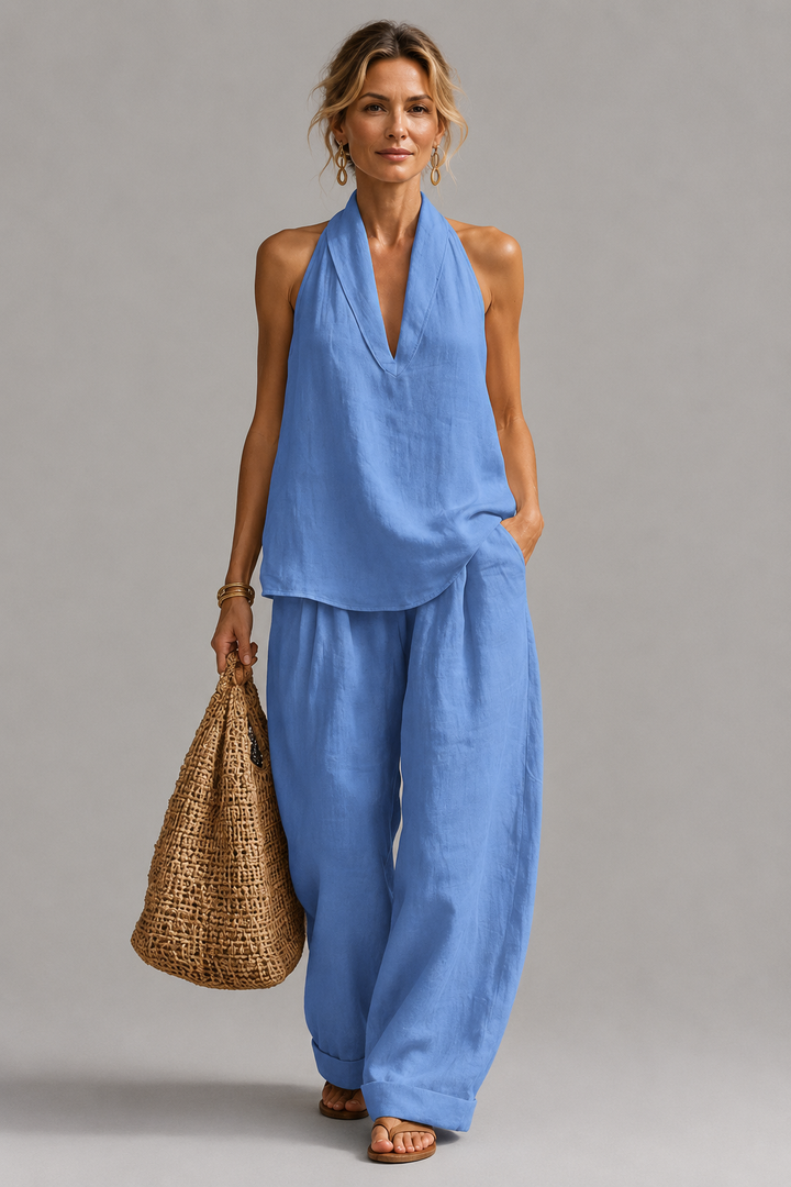 Ailbhe Draped Two-Piece Set