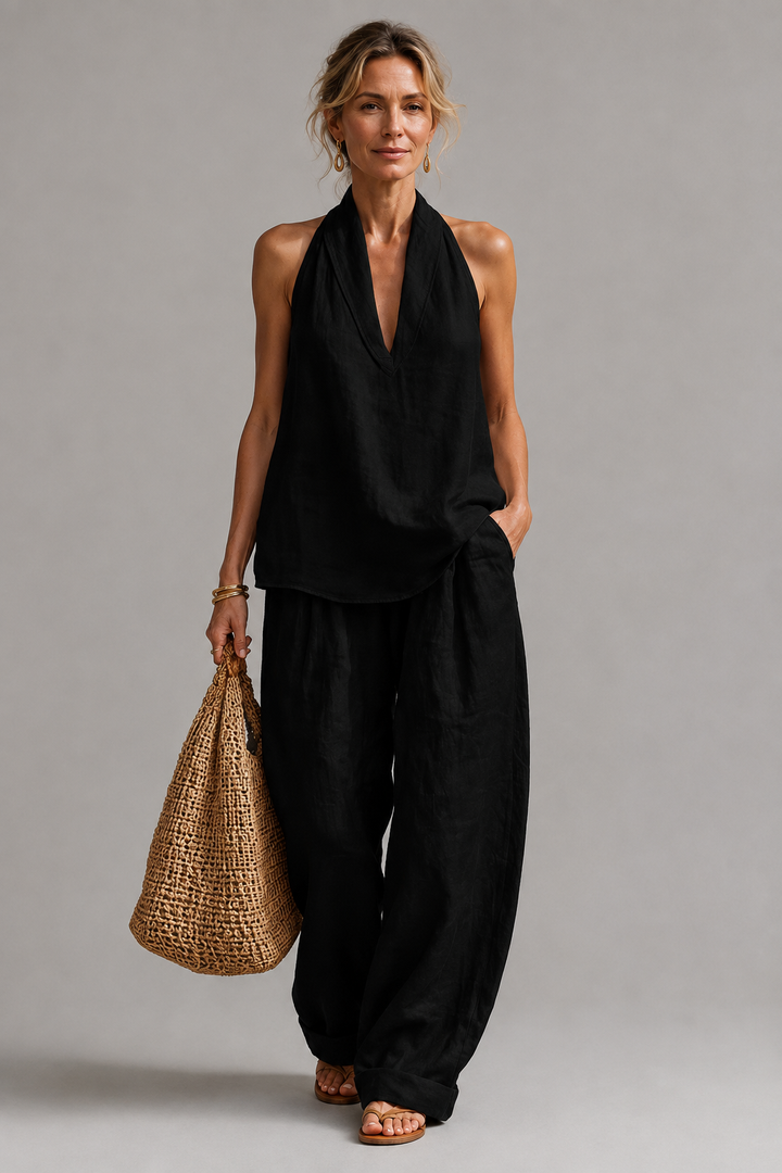 Ailbhe Draped Two-Piece Set