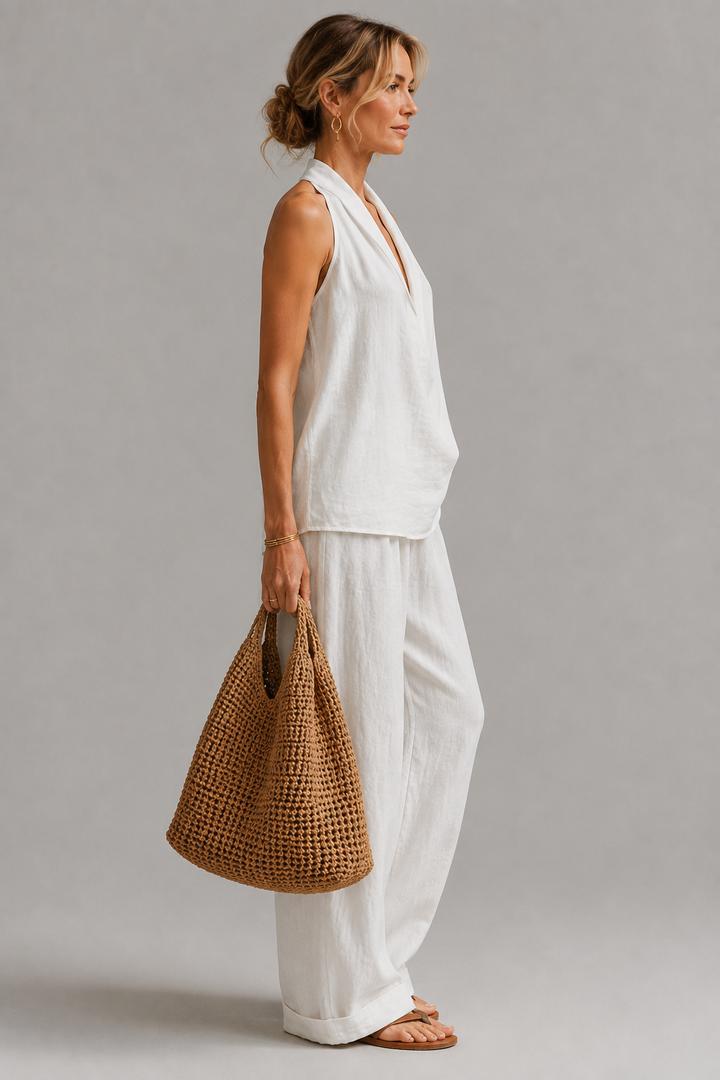 Ailbhe Draped Two-Piece Set