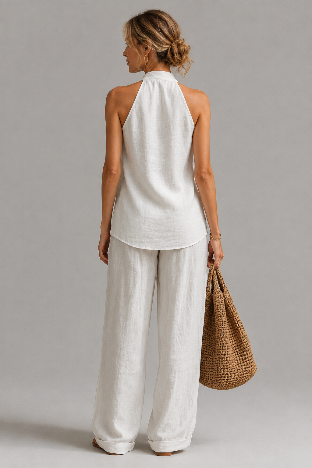 Ailbhe Draped Two-Piece Set