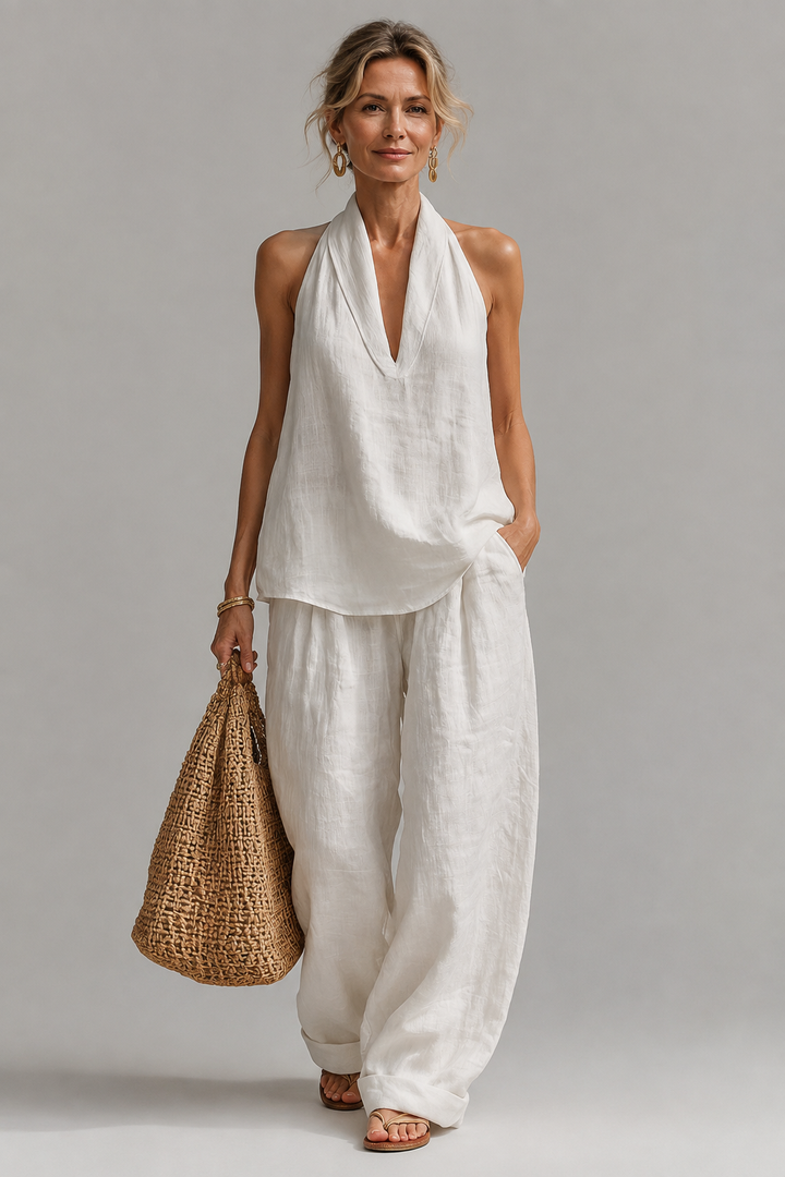 Ailbhe Draped Two-Piece Set