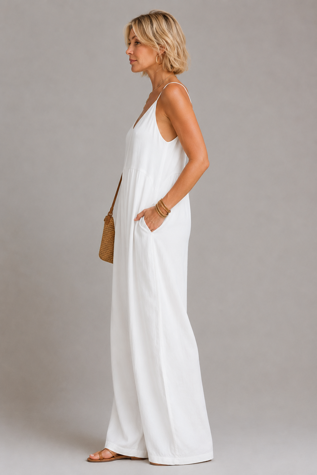 Éabha Relaxed Wide-Leg Jumpsuit