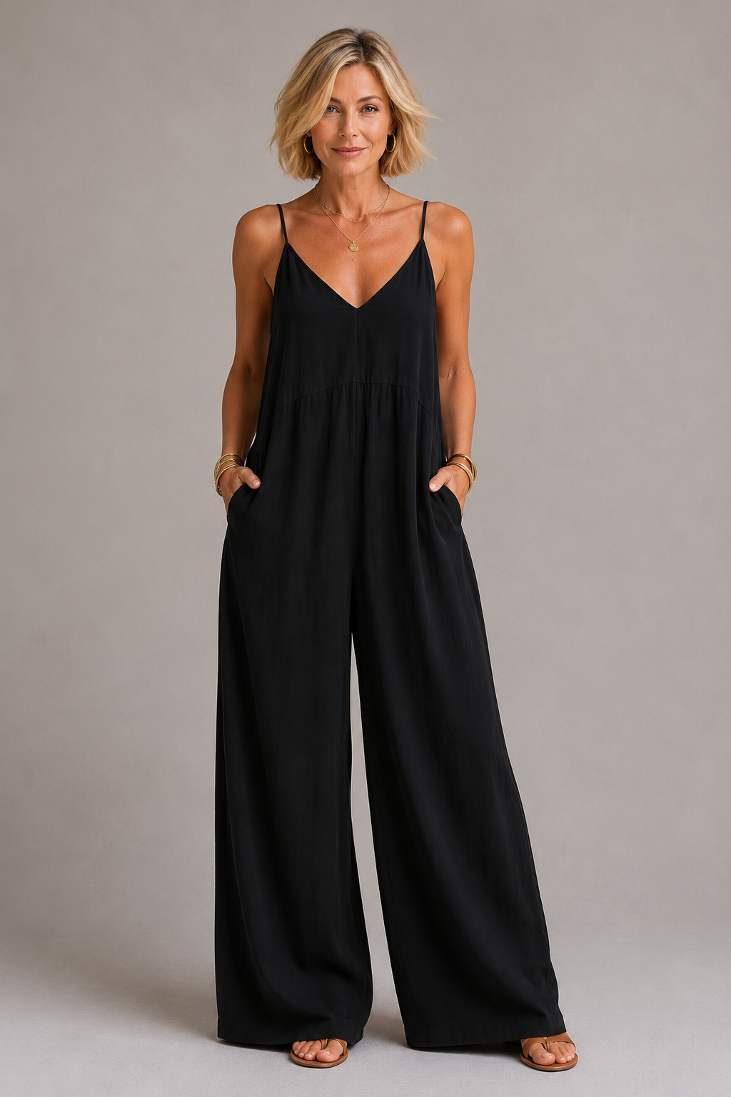 Éabha Relaxed Wide-Leg Jumpsuit