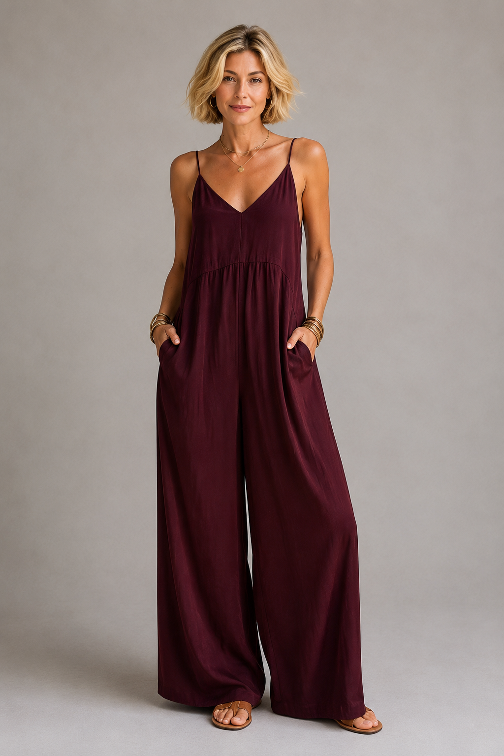 Éabha Relaxed Wide-Leg Jumpsuit