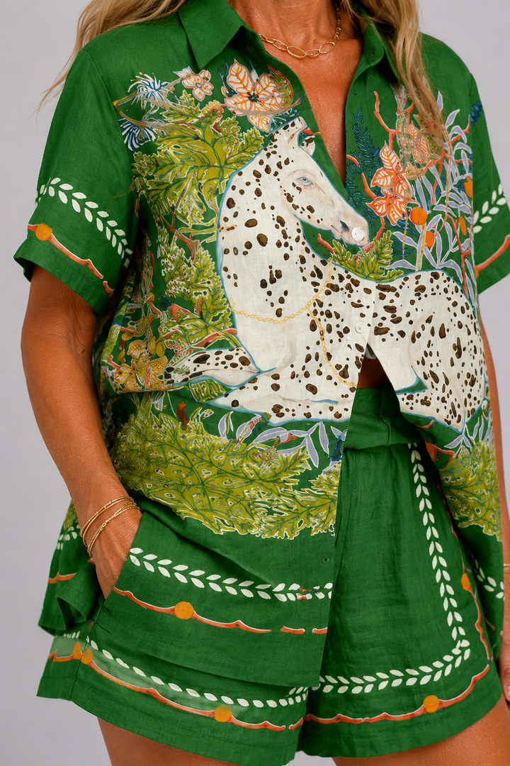 Deirdre Printed Two-Piece Set