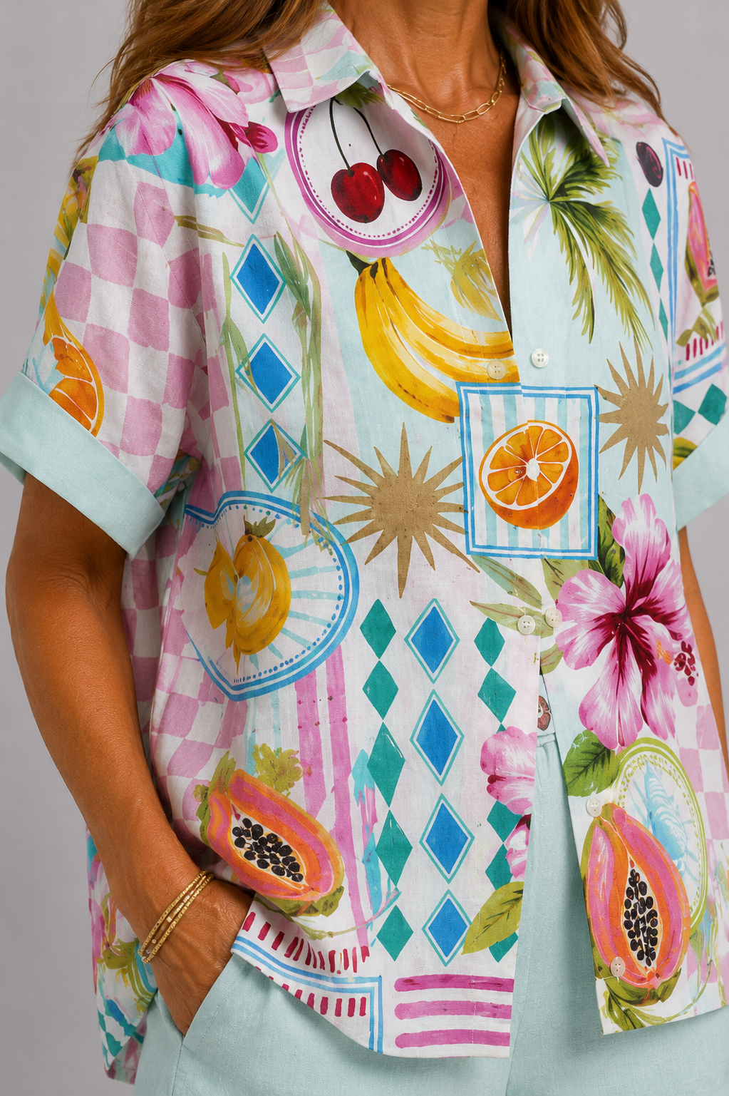 Deirdre Printed Two-Piece Set