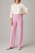 Annette Stretch Wide-Leg Trousers