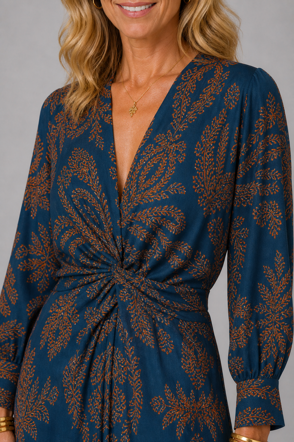 Patricia Botanical Midi Dress