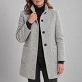 Bríd Button Coat