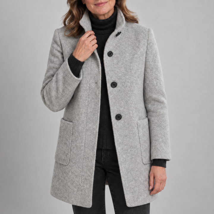 Bríd Button Coat